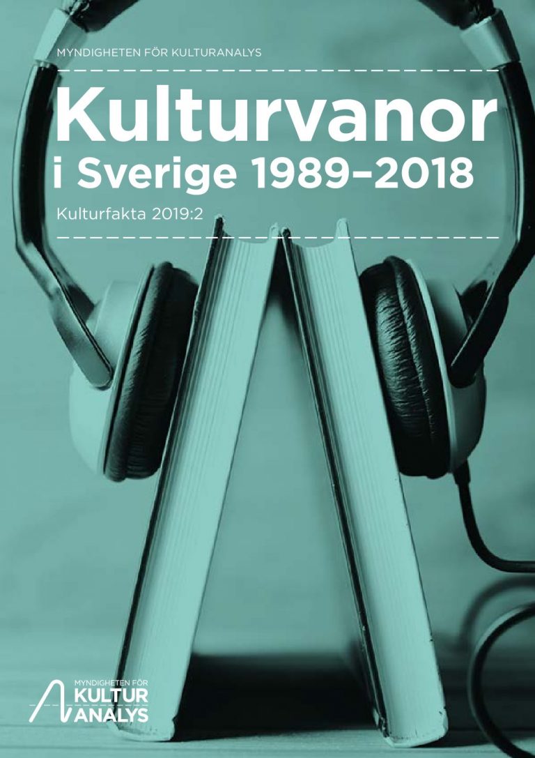 Omslagsbild Kulturvanor i Sverige 1989-2018