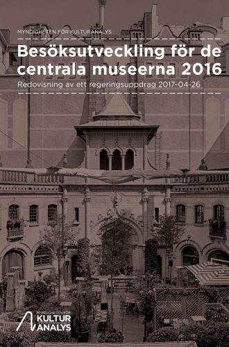 Omslagsbild Besöksutveckling centrala museer 2016
