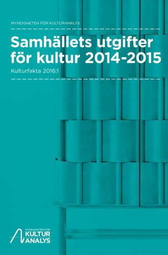 Samhällets utgifter för kultur 2014-2015