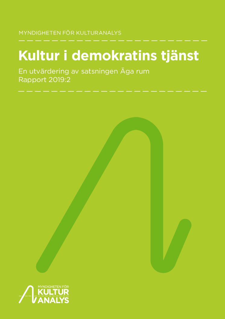 Oomslagsbild Kultur i demokratins tjänst