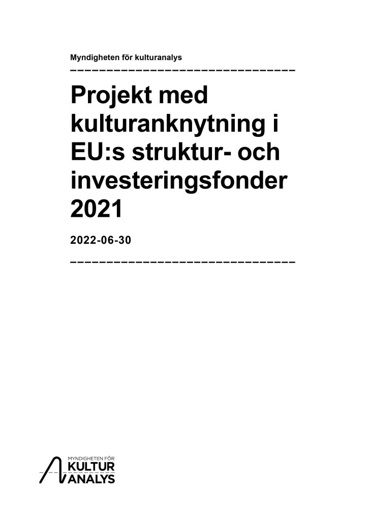 Framsida till rapport